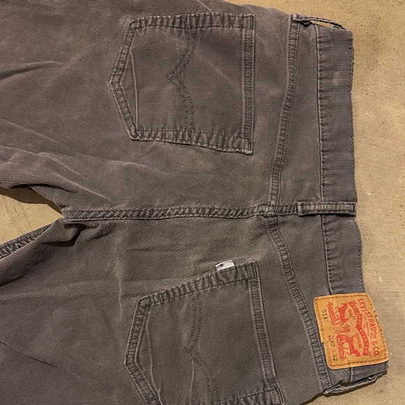 Gray Levi’s 514 Corduroy Pants - Picture 5 of 5